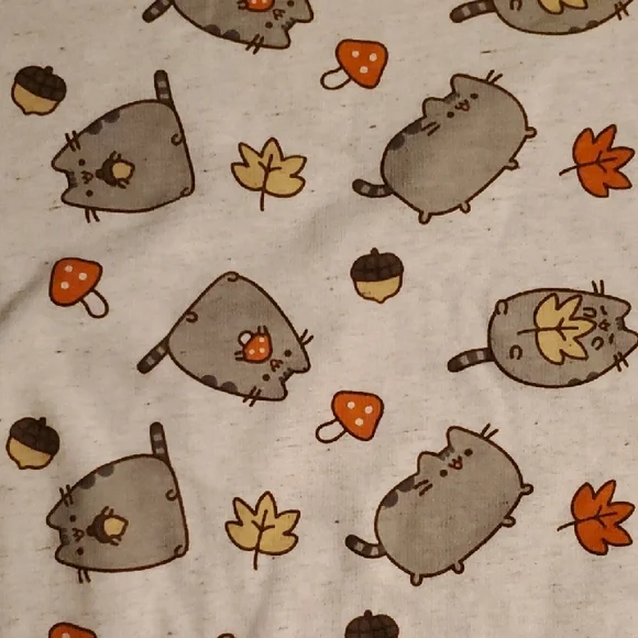 🍄 Pusheen Fall Print Sweatshirt Subscription Box Exclusive 🍁🍂 - Picture 3 of 5